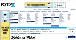 Desktop Screenshot of fr.fonts2u.com