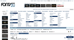 Desktop Screenshot of it.fonts2u.com
