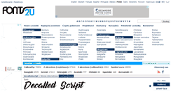 Desktop Screenshot of pl.fonts2u.com
